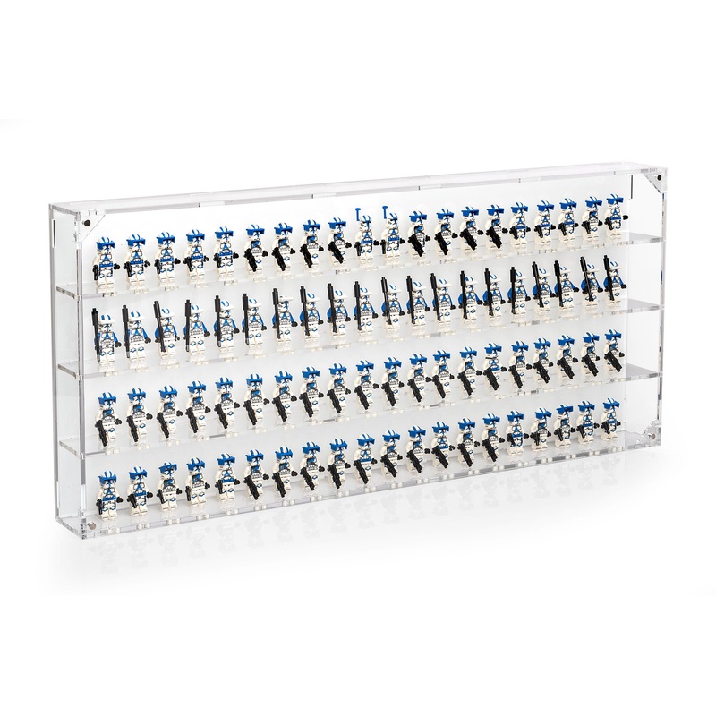 Wall-Hanging Minifigure 80 Count Display – White – WS
