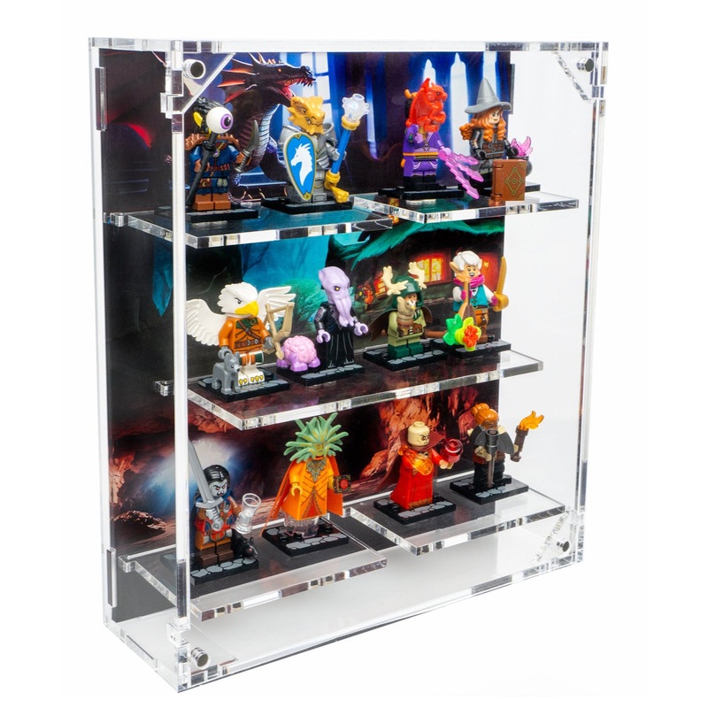 Wall Hanging Minifigure Display Case – 12 ct – WH12 Dungeons and Dragons – 71047