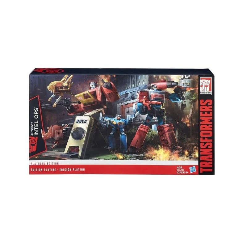 Transformers Platinum Edition Autobot Intell Ops Blaster & Perceptor [Discontinued]